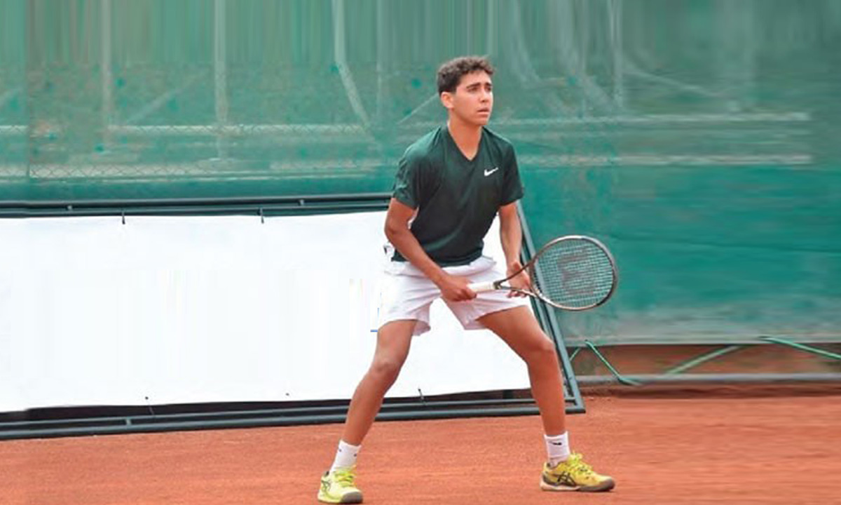 Tennis Reda Bennani le prodige qui marche sur les pas d El Ainaoui El Alami et Arazi