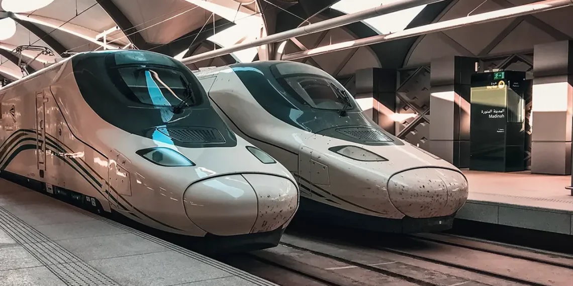 السعودية ترفع عدد رحلات قطار الحرمين بين مكة المكرمة والمدينة المنورة 1 train elharamain.webp