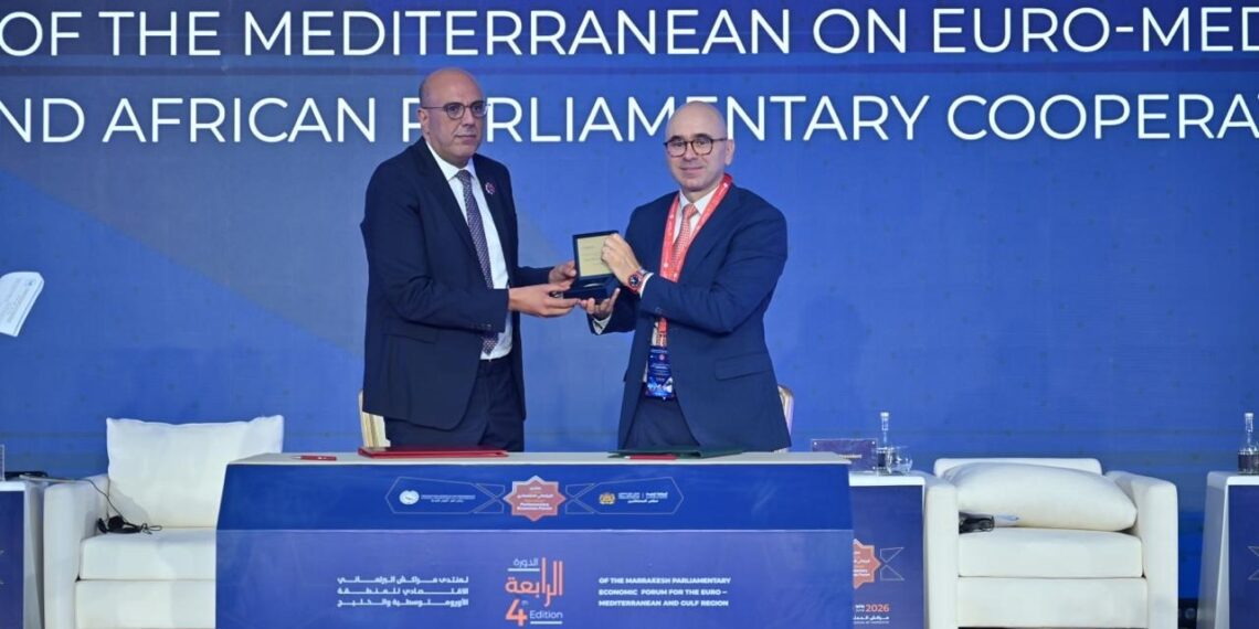 توقيع مذكرتي تفاهم بمراكش لتعزيز التعاون البرلماني الاقتصادي بين إفريقيا والأورو-متوسط والخليج 1 6a355697f3c8c