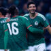 المكسيك تستهل مونديال 2026 بانتصار مقنع على جنوب أفريقيا 7 Soccer Football - International Friendly - Mexico v Serbia - Estadio Nemesio Diez, Toluca, Mexico - June 4, 2026 Mexico's Raul Jimenez celebrates scoring their third goal with Julian Quinones REUTERS/Eloisa Sanchez