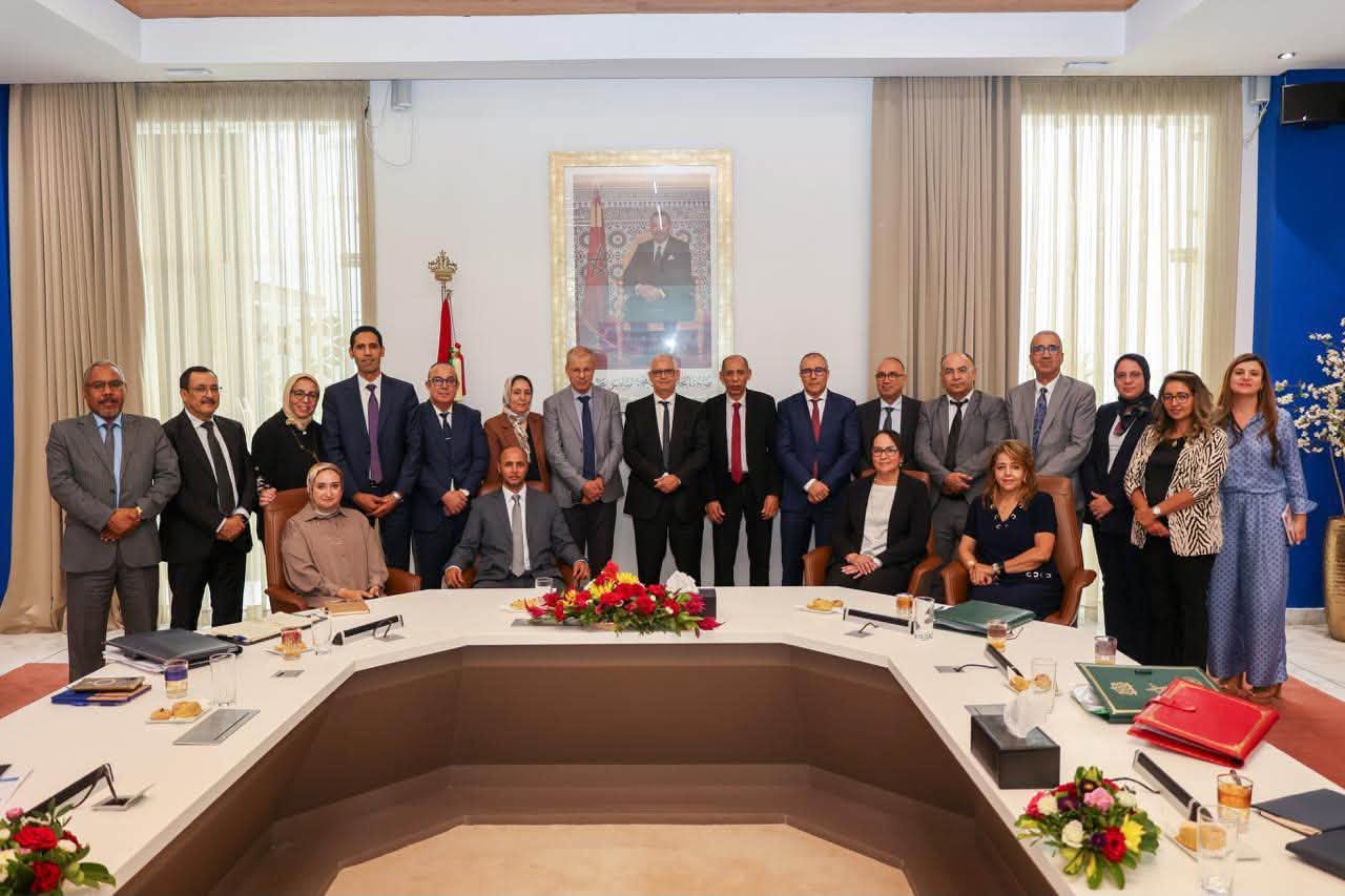 وزير التجهيز والماء يترأس اجتماعا تنسيقيا مع وكالات الأحواض المائية 3 753343926 1576482353844568 1077224373021659504 n