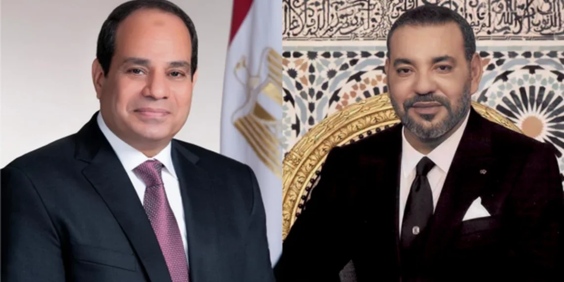 جلالة الملك محمد السادس يهنئ الرئيس المصري بمناسبة ذكرى ثورة 23 يوليوز 1 roi m6 sissi 001 optimisee