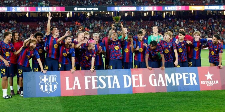 برشلونة يتوج بكأس جوان غامبر عقب فوزه على الأهلي المصري 13 383381 1200x720 1