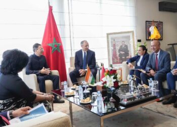 تفاصيل استقبال رياض مزور لوزير الدولة الهندي بالرباط 6 786069967 1632967138347142 5342541876979504218 n