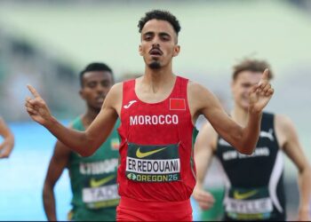 أسامة الرضواني يهدي المغرب برونزية عالمية جديدة في سباق 1500 متر 4 أسامة الرضواني