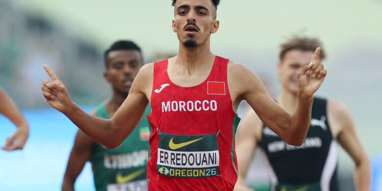 أسامة الرضواني يهدي المغرب برونزية عالمية جديدة في سباق 1500 متر 14 أسامة الرضواني