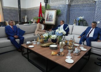 المنصوري تستقبل إدريس لشكر في إطار مشاورات تشكيل الحكومة الجديدة 4 2 3