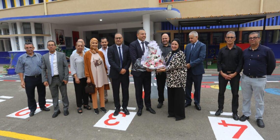 مدير أكاديمية الدار البيضاء-سطات يتفقد الدخول المدرسي بعين السبع الحي المحمدي 1 IMG 20260908 WA0030