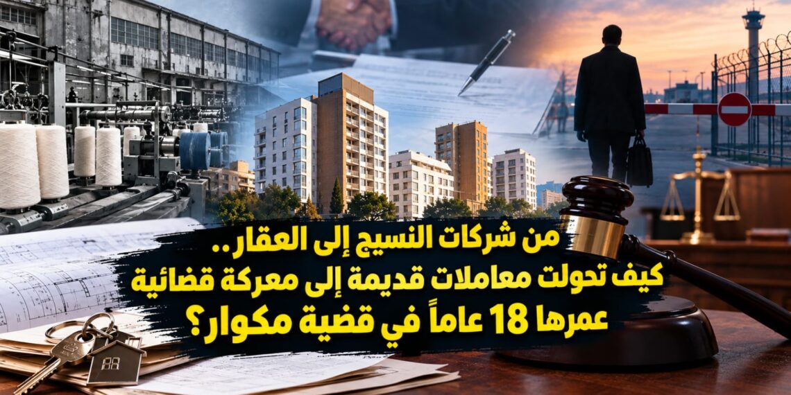 من شركات النسيج إلى العقار.. كيف تحولت معاملات قديمة إلى معركة قضائية عمرها 18 عاماً في قضية مكوار؟ 1 IMG 20260919 WA0028