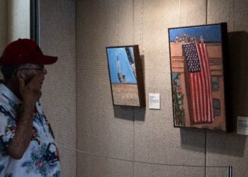 لوحات بوش تستعيد ذكريات هجمات 11 شتنبر 5 bush musee 11 septembre