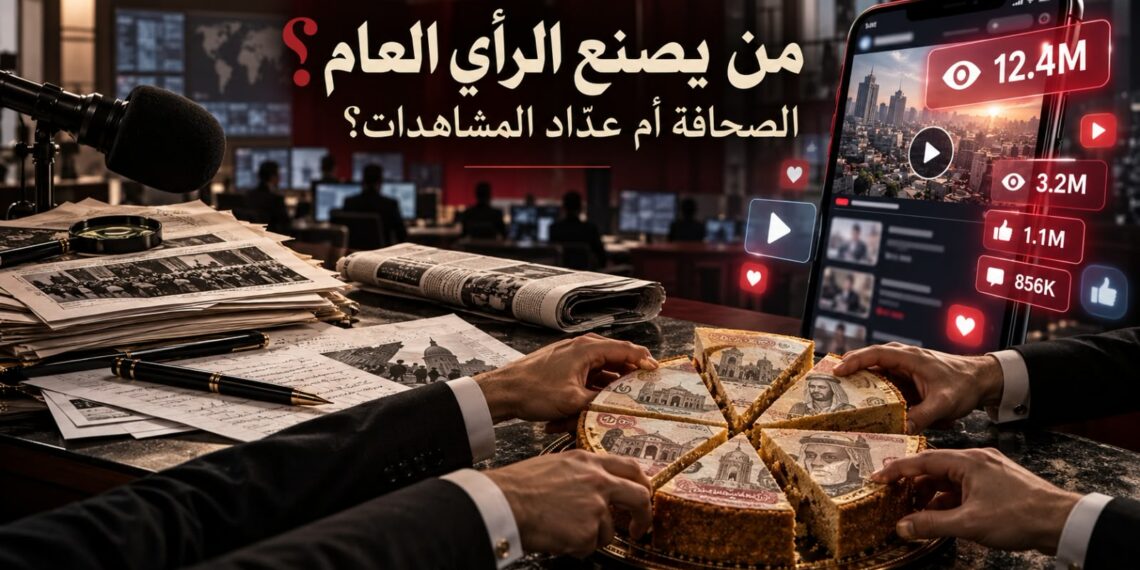 من يصنع الرأي العام… الصحافة أم عدّاد المشاهدات؟ 1 الصحافة