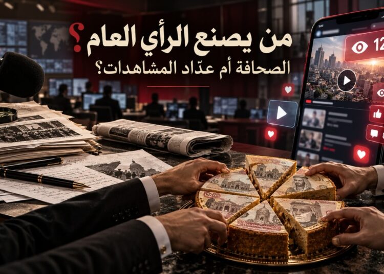 من يصنع الرأي العام… الصحافة أم عدّاد المشاهدات؟ 1 الصحافة