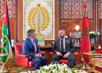 برقية من جلالة الملك إلى عاهل المملكة الأردنية على إثر الهجوم الإرهابي بمحافظة الكرك 3 Sa Majeste le Roi Mohammed VI et son frere SM le Roi Abdallah II
