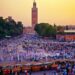 حجز نحو 105 كيلوغرامات من المواد الغذائية غير الصالحة للاستهلاك بساحة جامع الفنا 6 Jemaa el Fna (central square), Mosquee Koutoubia (mosque) in background, Marrakech, Morocco